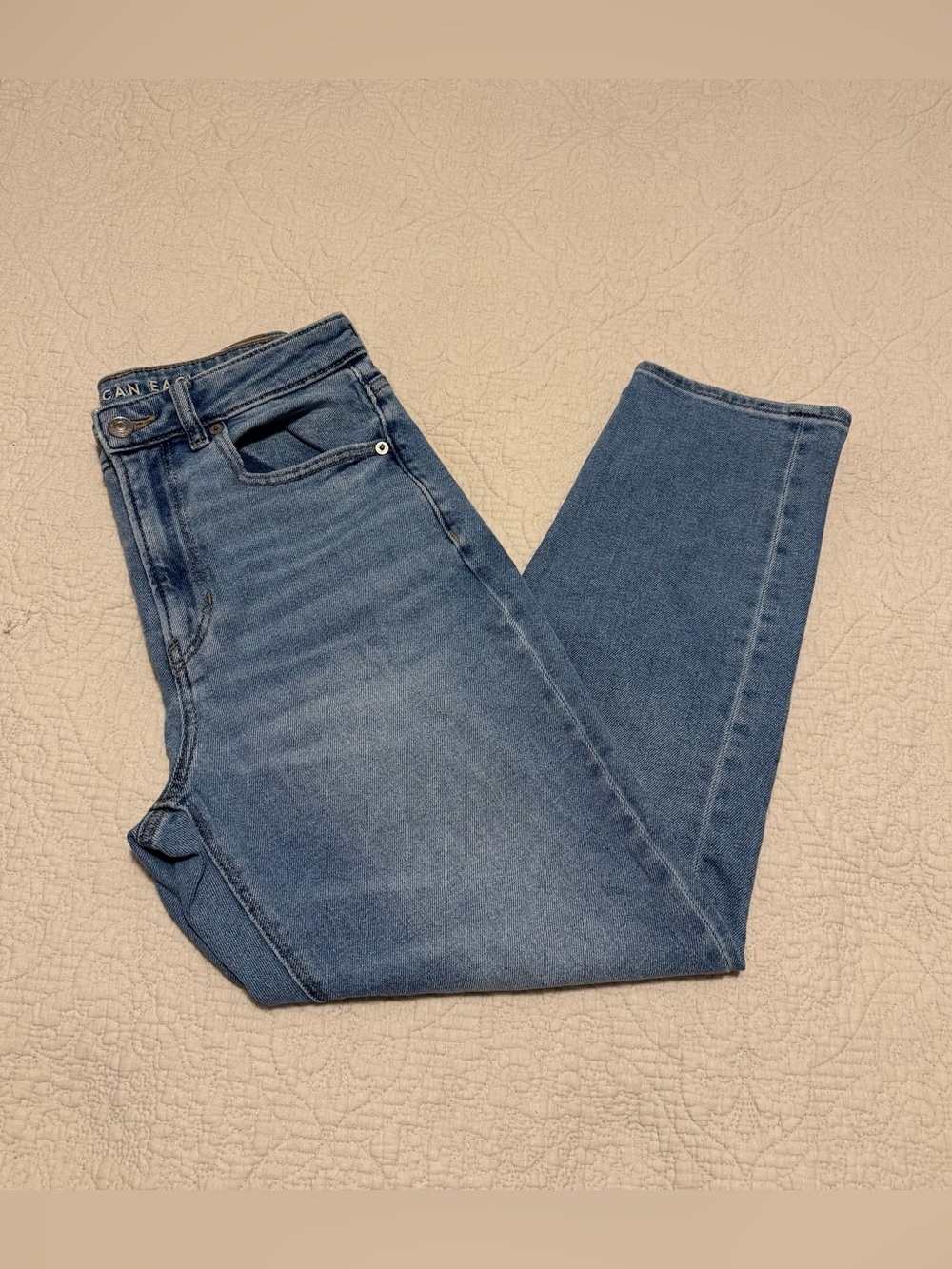 American Eagle Outfitters Medium Blue Mom Jean Size 6 Short - Picture 4 of 8